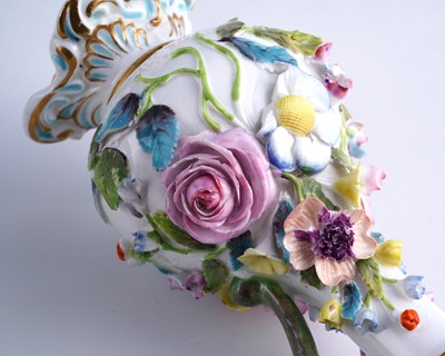 Lot 432 - Two Spode encrusted ewers