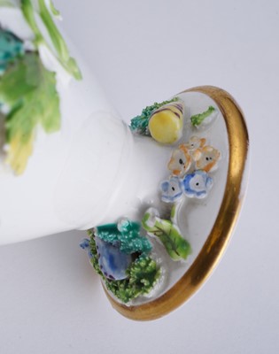 Lot 432 - Two Spode encrusted ewers