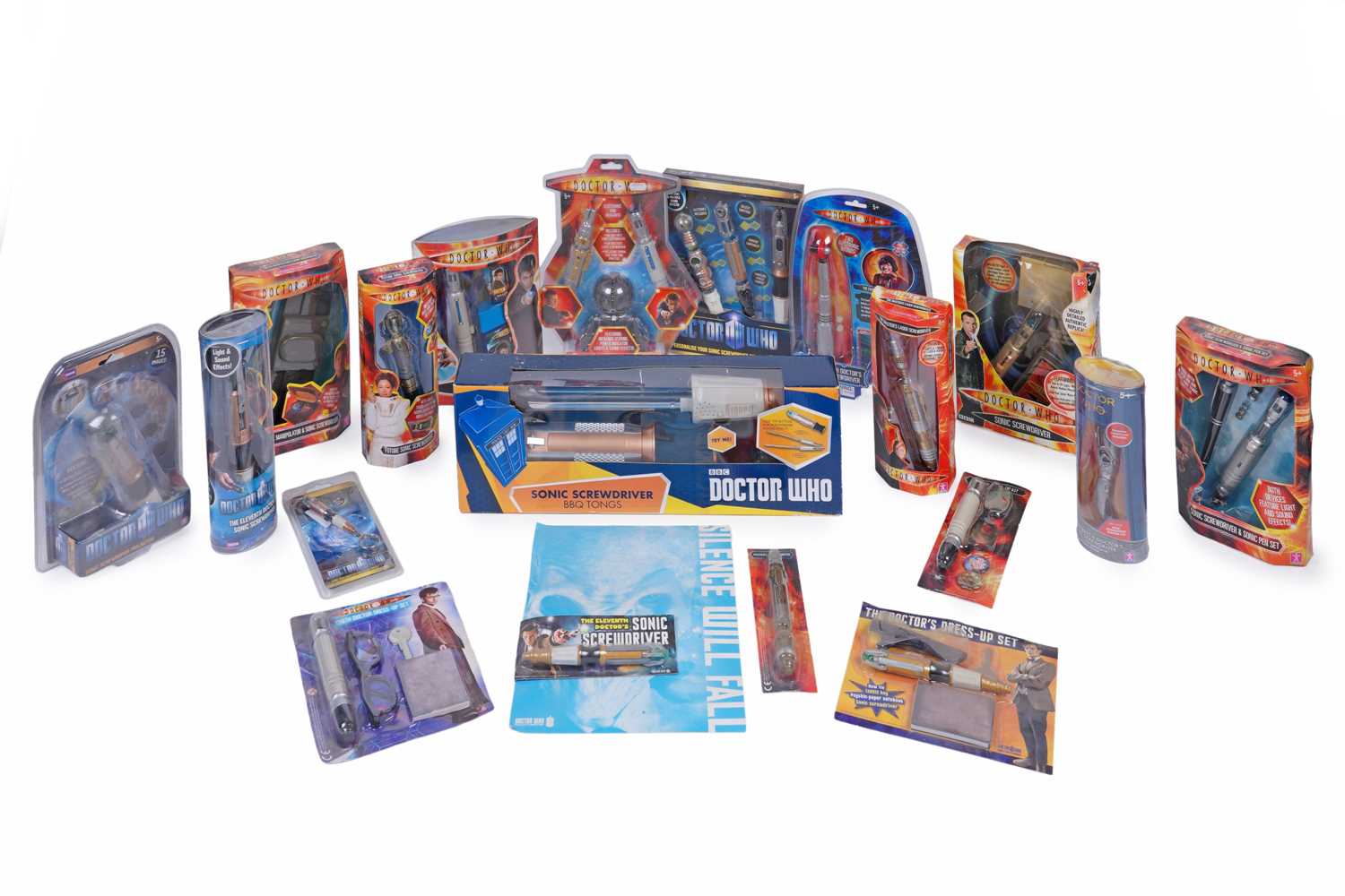 Lot 236 - A collection of Character Options Doctor Who Laser and Sonic Screwdriver replicas