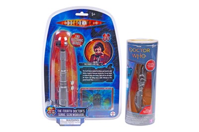 Lot 236 - A collection of Character Options Doctor Who Laser and Sonic Screwdriver replicas