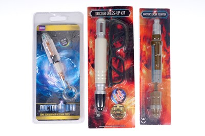 Lot 236 - A collection of Character Options Doctor Who Laser and Sonic Screwdriver replicas