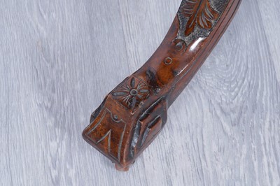 Lot 7 - A Victorian inlaid burr walnut and walnut occasional table