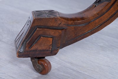 Lot 7 - A Victorian inlaid burr walnut and walnut occasional table