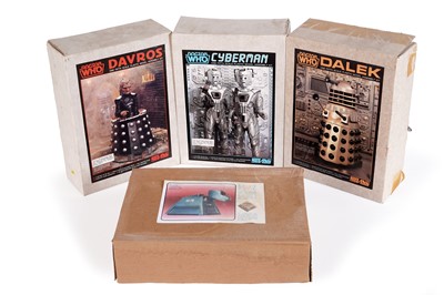 Lot 202 - A collection of four Sevans Doctor Who Model Assembly Kits