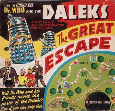 Lot 232 - A Peter Pan Playthings Dr Who and The Daleks The Great Escape