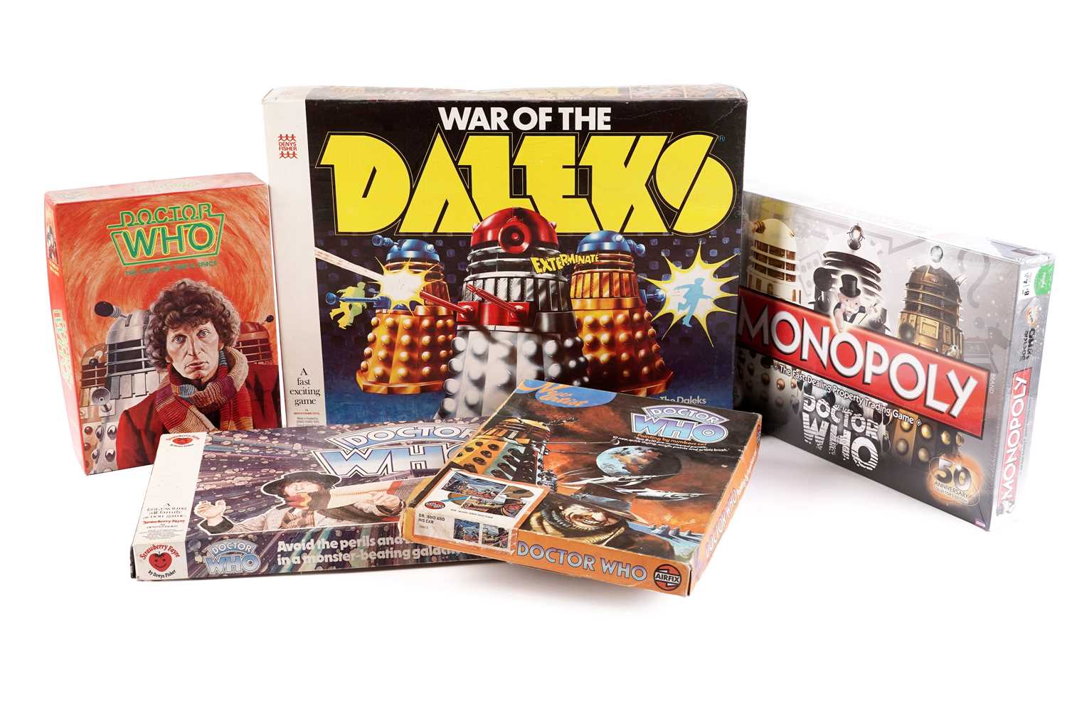 Lot 220 - Four Doctor Who board games