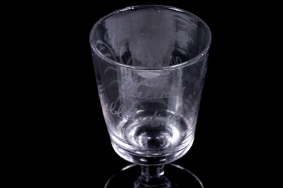 Lot 472 - A William Jobling commemorative glass