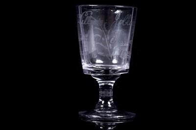 Lot 472 - A William Jobling commemorative glass