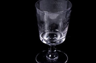 Lot 472 - A William Jobling commemorative glass