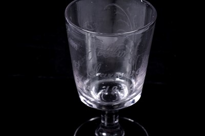 Lot 472 - A William Jobling commemorative glass