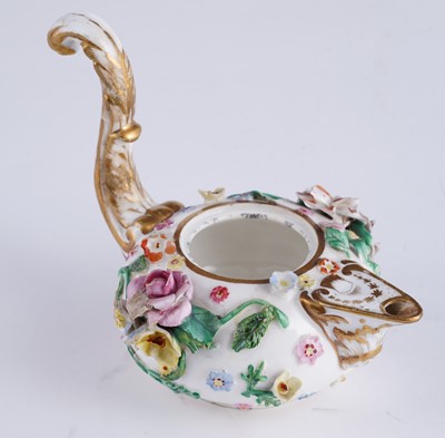Lot 433 - A group of encrusted porcelain including Derby