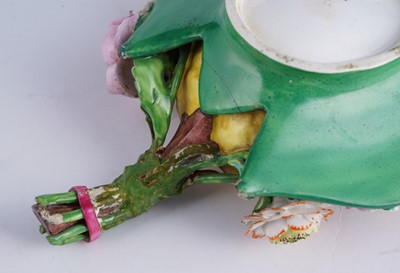Lot 433 - A group of encrusted porcelain including Derby