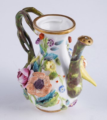 Lot 433 - A group of encrusted porcelain including Derby
