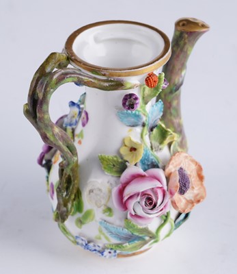 Lot 433 - A group of encrusted porcelain including Derby