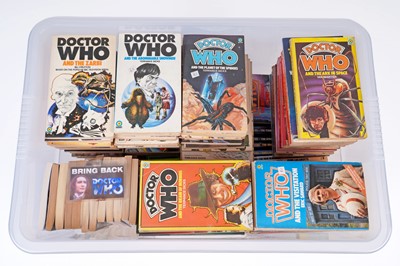 Lot 280 - A large collection of Target Doctor Who books