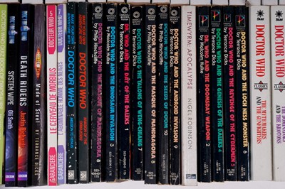Lot 283 - A collection of Virgin Doctor Who and other books