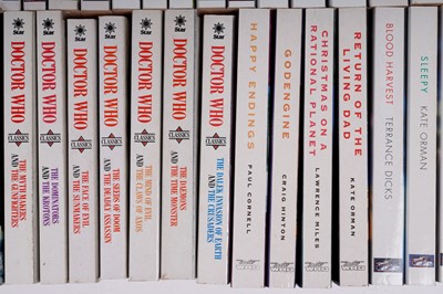 Lot 283 - A collection of Virgin Doctor Who and other books
