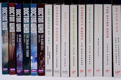 Lot 283 - A collection of Virgin Doctor Who and other books