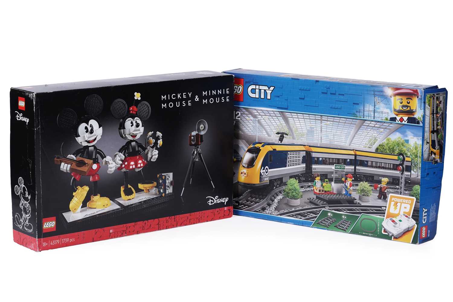 Lot 507 - Lego ‘Mickey Mouse & Mouse 43179’; and Lego ‘City 60197’