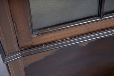 Lot 51 - An Edwardian inlaid mahogany display cabinet