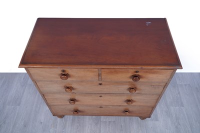 Lot 53 - A Victorian mahogany chest of drawers