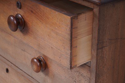 Lot 53 - A Victorian mahogany chest of drawers