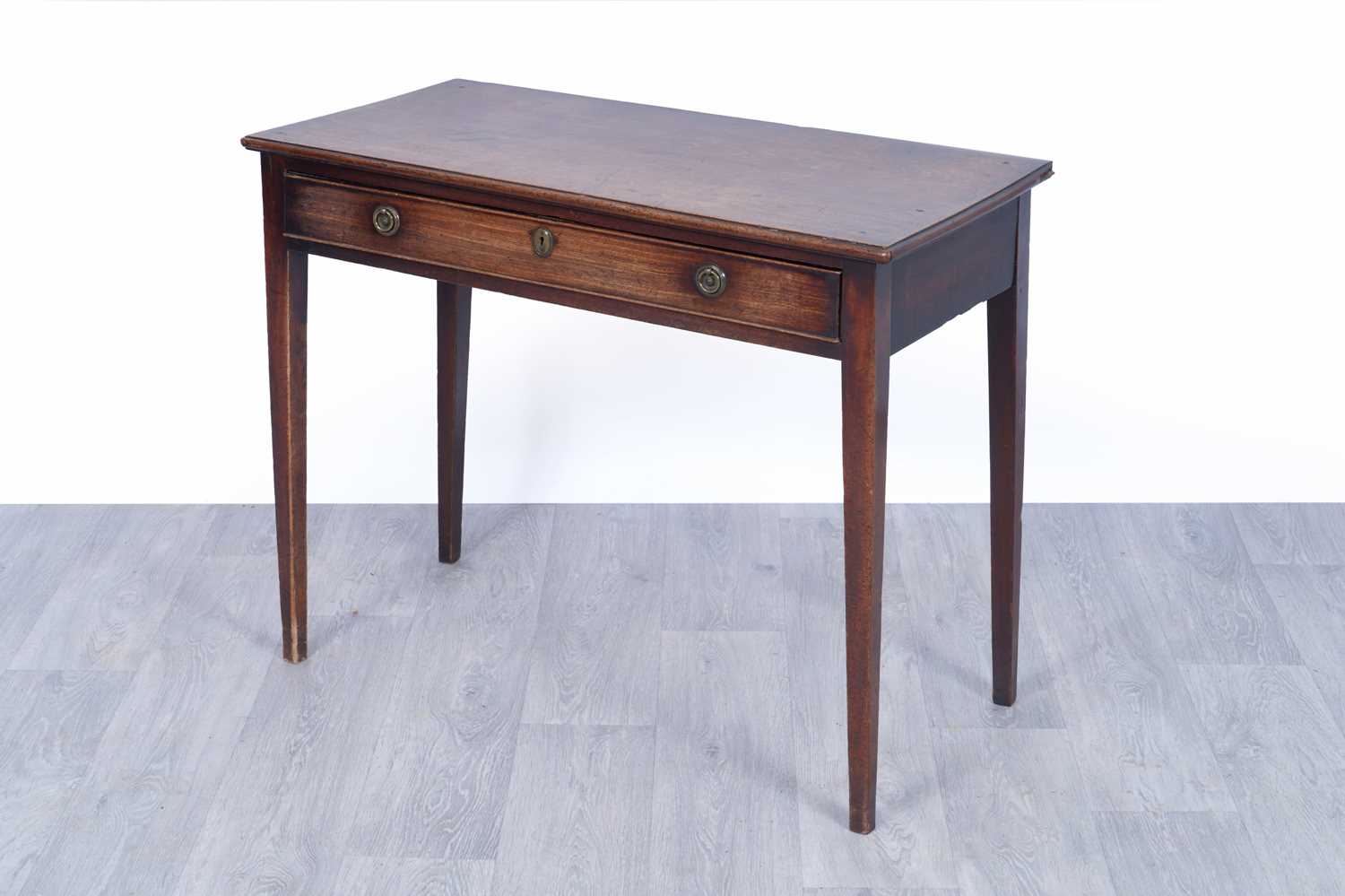 Lot 54 - A George III mahogany side table