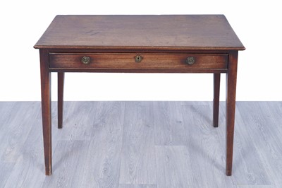 Lot 54 - A George III mahogany side table