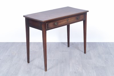 Lot 54 - A George III mahogany side table