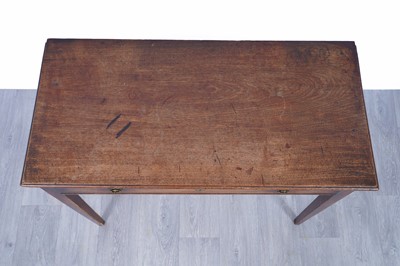Lot 54 - A George III mahogany side table