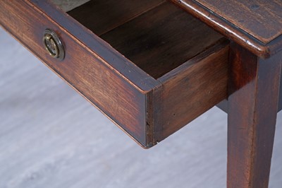 Lot 54 - A George III mahogany side table