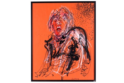 Lot 374 - Antoni Sulek - Autumn self-portrait | mixed media