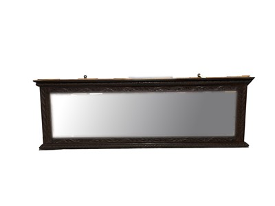 Lot 119A - A 19th Century carved oak wall mirror