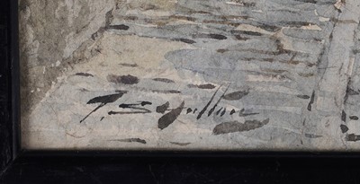 Lot 378 - Thomas Swift Hutton - Views of Whitby | watercolour