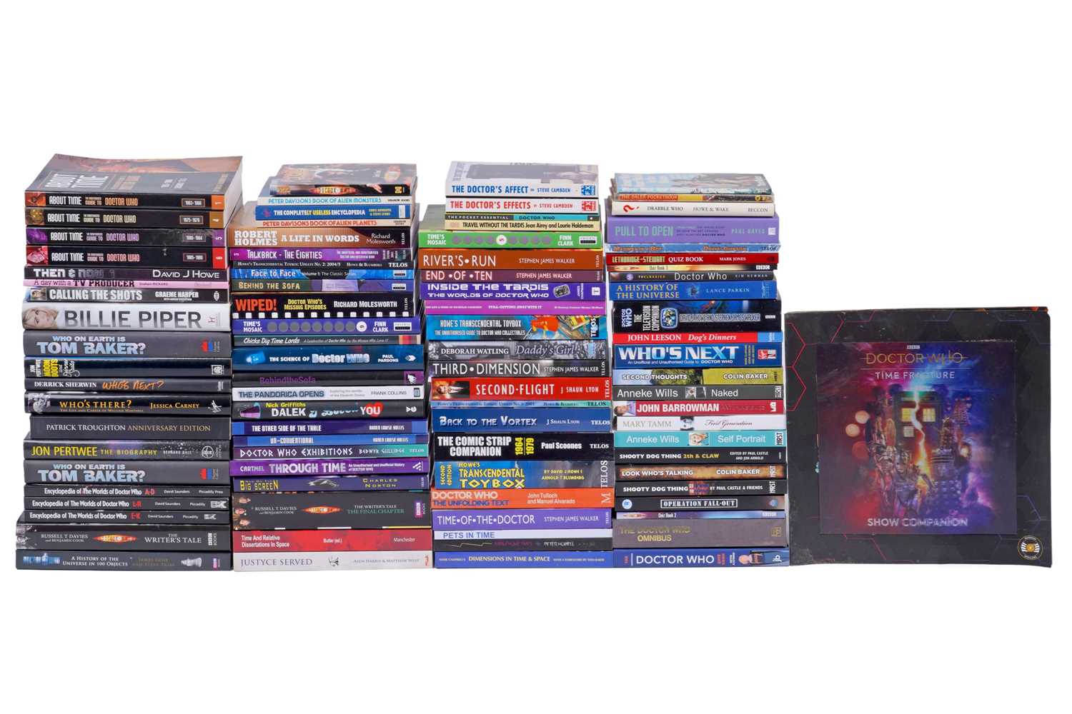 Lot 279 - A collection of Doctor Who related books