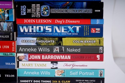 Lot 279 - A collection of Doctor Who related books