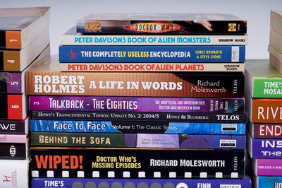 Lot 279 - A collection of Doctor Who related books