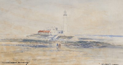 Lot 396 - Victor Noble Rainbird - Two North East Views | watercolours