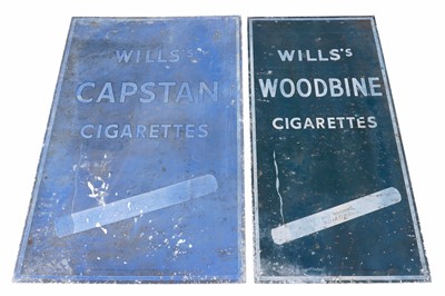 Lot 458 - Two mid-20th Century aluminium advertising signs