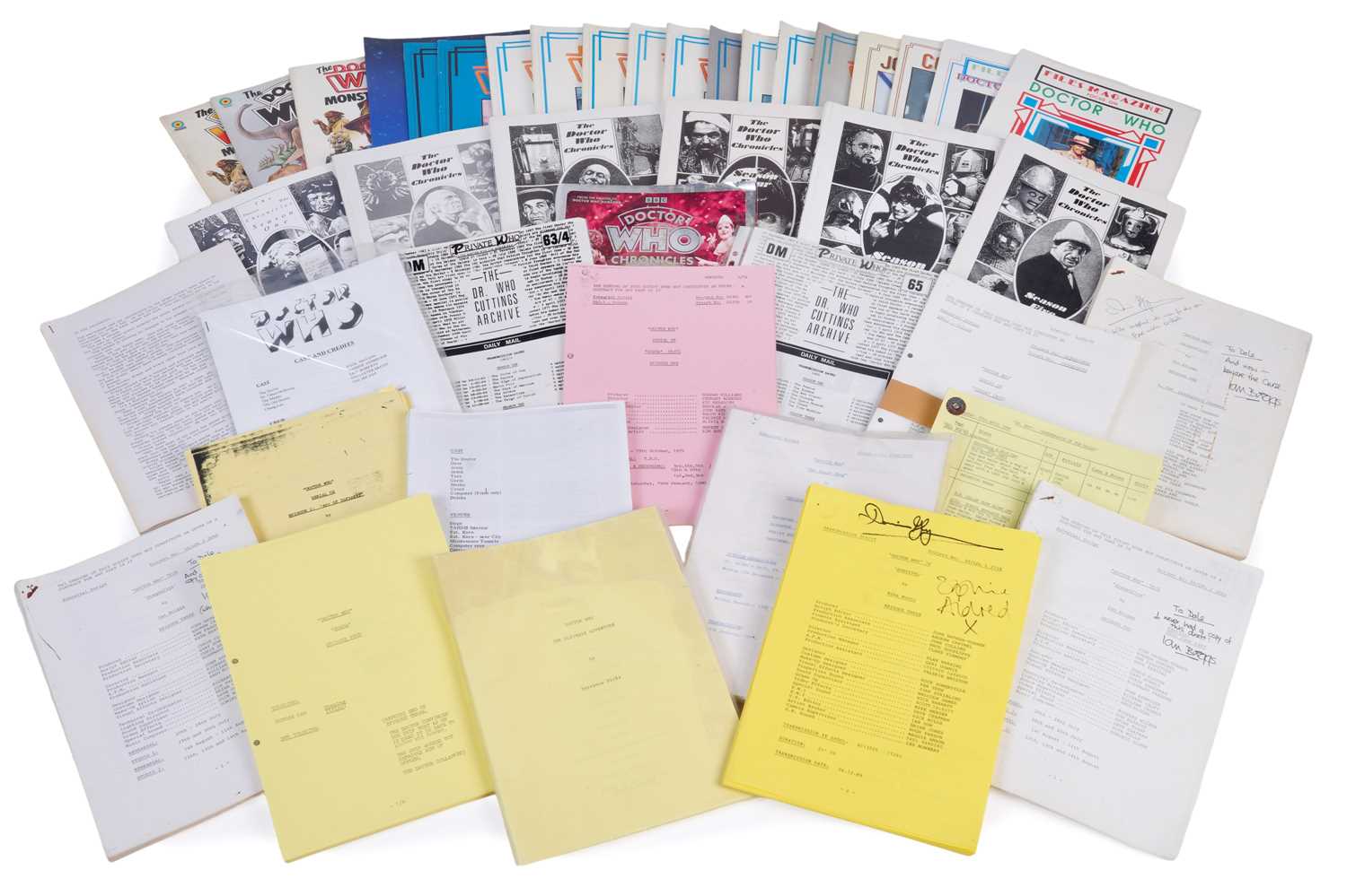 Lot 290 - A collection of Doctor Who Scripts and copies of scripts