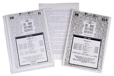 Lot 290 - A collection of Doctor Who Scripts and copies of scripts