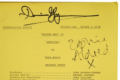 Lot 290 - A collection of Doctor Who Scripts and copies of scripts