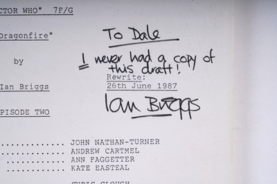 Lot 290 - A collection of Doctor Who Scripts and copies of scripts