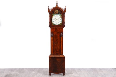 Lot 98 - Herron & Sons Blyth: a 19th Century mahogany 8-day longcase clock