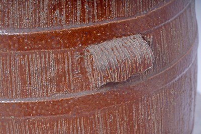 Lot 478 - A 19th Century stoneware salt glaze barrel