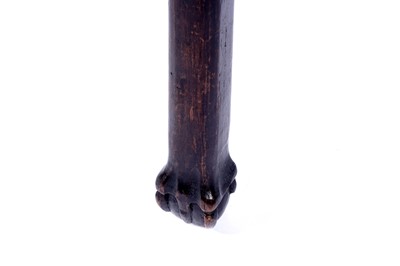 Lot 340 - A late 19th/early 20th Century Chinese carved hardwood jardiniere stand