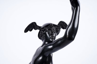 Lot 476 - After Giambologna (Italian, 1529-1608): a bronze figure of Mercury
