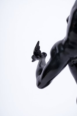 Lot 476 - After Giambologna (Italian, 1529-1608): a bronze figure of Mercury