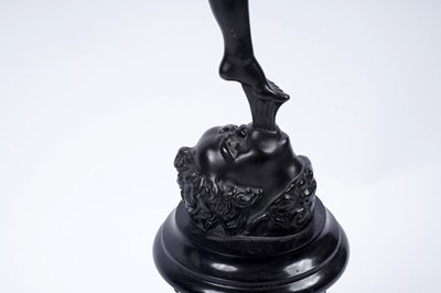 Lot 476 - After Giambologna (Italian, 1529-1608): a bronze figure of Mercury