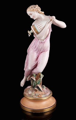 Lot 406 - A Royal Worcester figure 'Morning Dew'